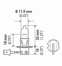 Thumbnail for Hella Bulb H3 12V 55W Pk22S T325 (2)