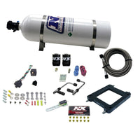 Thumbnail for Nitrous Express Dominator Gemini Stage 6 Alcohol Nitrous Kit w/15lb Bottle