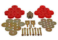 Thumbnail for Energy Suspension Body Mount Set Exc. Cconvertible - Red
