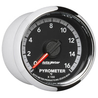 Thumbnail for Autometer Gen4 Dodge Factory Match 52.4mm Full Sweep Electronic 0-1600 Deg F EGT/Pyrometer Gauge