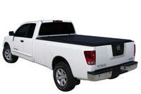 Thumbnail for Access Literider 08-09 Titan King Cab 8ft 2in Bed (Clamps On w/ or w/o Utili-Track) Roll-Up Cover