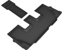 Thumbnail for 3D MAXpider 2020 Hyundai Palisade Kagu 3rd Row Floormats - Black
