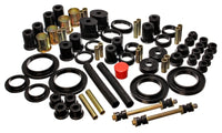 Thumbnail for Energy Suspension 85-93 Ford Mustang Black Hyper-flex Master Bushing Set