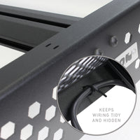 Thumbnail for Go Rhino 16-23 Toyota Tacoma DC Ceros Low Profile Roof Rack - Tex. Blk