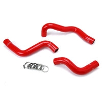 Thumbnail for HPS Red Reinforced Silicone Radiator Hose Kit (3pcs Set) Coolant for Mazda 04-11 RX8