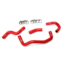Thumbnail for HPS Reinforced Red Silicone Heater Hose Kit Coolant for Mazda 06-14 Miata 2.0L