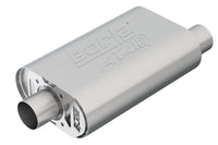 Thumbnail for Borla CrateMuffler SBC Hot 350/383 2.5 inch Offset/Center 14in x 4.35in x 9in Oval Atak Muffler