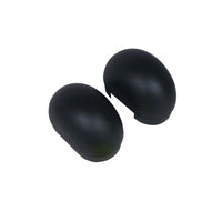 Thumbnail for Westin Platinum 4 Oval 4 in Tube Step End Cap Kit - Black