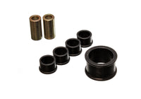 Thumbnail for Energy Suspension 02-09 Nissan 350Z / 03-07 Infiniti G35 Coupe Black Rack and Pinion Bushing Set