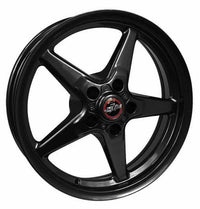 Thumbnail for Race Star 92 Drag Star Bracket Racer 15x3.75 5x4.50BC 1.25BS Gloss Black Wheel