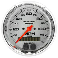 Thumbnail for Autometer Marine Chrome Ultra-Lite 3-3/8in 120MPH GPS Speedometer Gauge