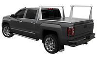 Thumbnail for Access ADARAC Al Uprights 26in Vertical Pro Kit (2 Uprights w/1 66in Cross Bar) Silver Truck Rack