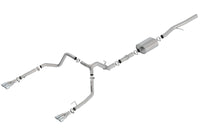 Thumbnail for Borla 19 Chevrolet Silverado/GMC Sierra 1500 6.2L SS ATAK Catback Exhaust - Square Chrome Tips