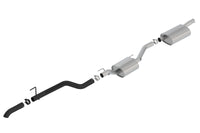 Thumbnail for Borla 2020 Jeep Gladiator JT 3.6L V6 AWD 2.75in Touring Climber Black Turndown Tip & Over-Axle