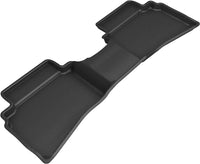Thumbnail for 3D MAXpider 20-21 Hyundai Venue Kagu 2nd Row Floormats - Black