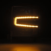 Thumbnail for AlphaRex 04-15 Chevy 1500HD LUXX LED Proj Headlights Alpha-Black w/Seq Activation Light / Seq Signal