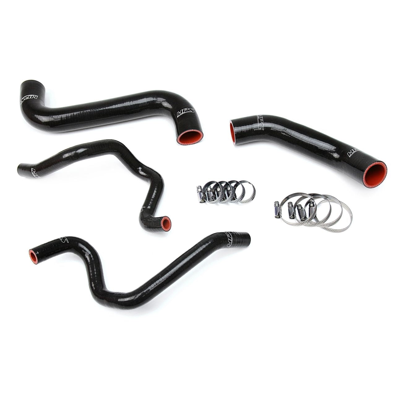 HPS Black Reinforced Silicone Radiator + Heater Hose Kit for Subaru 2003 Impreza 2.5L Non Turbo Left Hand Drive