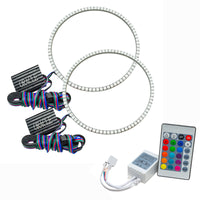 Thumbnail for Oracle Jeep Wrangler JK 07-17 LED Waterproof Halo Kit - ColorSHIFT w/ Simple Controller SEE WARRANTY