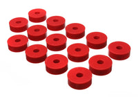 Thumbnail for Energy Suspension 55-73 Jeep CJ5/CJ7/CJ8 Scrambler Red Body (Cab) Mount Set