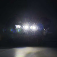 Thumbnail for AlphaRex 19-21 Ram 2500 NOVA LED Proj Headlights Plank Style Alpha Blk w/Activ Light/Seq Signal/DRL