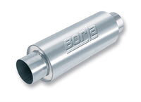Thumbnail for Borla 3.5in Tubing x 6.25in Diameter x 24in Length Multi-Core Center/Center Round Racing Muffler