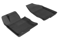 Thumbnail for 3D MAXpider 2012-2017 Hyundai Azera Kagu 1st Row Floormat - Black