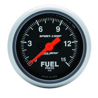 Thumbnail for Autometer Sport-Comp 52mm 15PSI Electronic Fuel Pressure Gauge