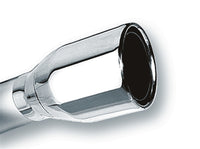 Thumbnail for Borla 2.5in Inlet 4in Single Round Rolled Edge Outlet x 8in Long Weld On Exhaust Tip