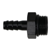 Thumbnail for DeatschWerks 8AN ORB Male to 5/16in Male Triple Barb Fitting (Incl O-Ring) - Anodized Matte Black