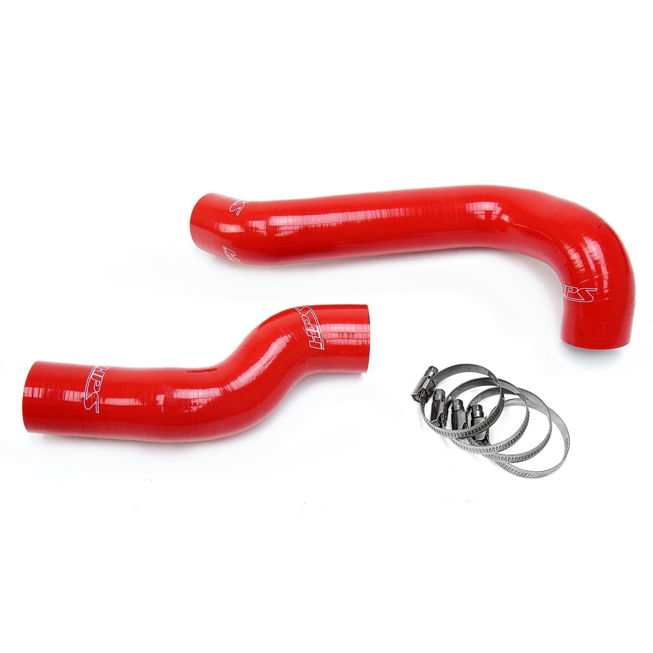 HPS Red Reinforced Silicone Radiator Hose Kit Coolant for BMW 01-06 E46 325Ci M54 2.5L