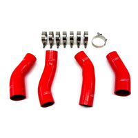 Thumbnail for HPS Red Reinforced Silicone Intercooler Hose Kit for Nissan 90-96 300ZX Twin Turbo
