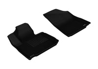 Thumbnail for 3D MAXpider 2014-2015 Kia Sorento Kagu 1st Row Floormat - Black