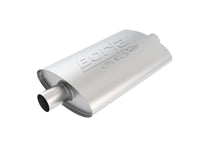 Thumbnail for Borla Pro-XS 2inch, 2inch, 14inch x 9-1/2inch x 4inch Oval Cen/Cen w/o Notch Turbo Muffler
