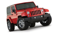 Thumbnail for Bushwacker 07-18 Jeep Wrangler Pocket Style Flares 2pc - Black
