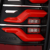 Thumbnail for AlphaRex 05-15 Toyota Tacoma LUXX LED Taillights Blk/Red w/Activ Light/Seq Signal