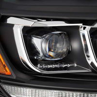 Thumbnail for AlphaRex 19-21 Ford Ranger NOVA LED Proj Headlights Plank Style Black w/Activ Light/Seq Signal/DRL