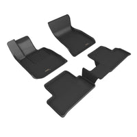 Thumbnail for 3D MAXpider 22-23 BMW i4 (G2 6) R1 R2 Floor Mat - Kagu Black