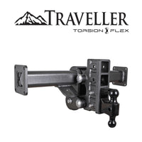 Thumbnail for Gen-Y 27in Traveller Torsion-Flex 2.5in Shank 6in Offset Drop 3.5K TW 21K Hitch Chassis Frame Mount