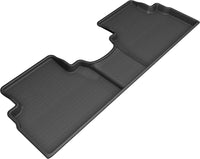 Thumbnail for 3D MAXpider 2019-2020 Hyundai Santa Fe Kagu 2nd Row Floormats - Black