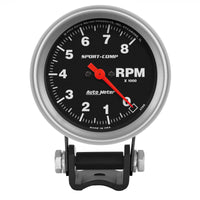 Thumbnail for Autometer Standard 2-5/8in 8,000 RPM Pedestal Mount Tachometer Sport Comp