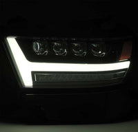 Thumbnail for AlphaRex 19-20 Ram 1500HD NOVA LED Proj Headlights Plank Style Gloss Blk w/Activ Lght/Seq Signal/DRL