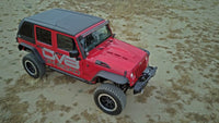 Thumbnail for DV8 Offroad 07-18 Jeep Wrangler JK Metal Heat Dispersion Hood - Primer Black