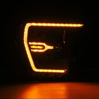 Thumbnail for AlphaRex 21-22 Ford F150 Luxx-Series Projector Headlights Alpha-Black w/Activ Light/Seq Signal