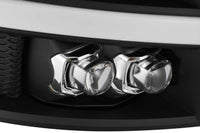 Thumbnail for AlphaRex 07-13 Chevy 1500HD(NewBody) NOVA LED Proj Headlight Plank Sty Glos Blk w/Activ Lite/Seq Sig
