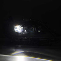 Thumbnail for AlphaRex 11-21 Toyota Sienna PRO-Series Proj Headlights Plank Style Alpha Black w/Seq Signal/DRL