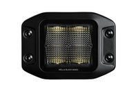 Thumbnail for Hella Universal Black Magic 3.2in L.E.D. Cube Kit - Flood Beam (Flush Mount)