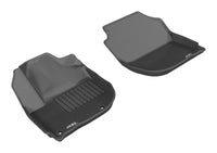Thumbnail for 3D MAXpider 2015-2020 Honda Fit/Hr-V Kagu 1st Row Floormat - Black