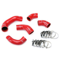 Thumbnail for HPS Red Reinforced Silicone Intercooler Hose Kit for Mitsubishi 03-07 Lancer EVO 8 9 MR US-Spec