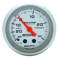 Thumbnail for Autometer Ultra-Lite 52mm 30 PSI Mechanical Boost Gauge