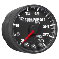 Thumbnail for Autometer Spek-Pro Gauge Rail Press 2 1/16in 30Kpsi Stepper Motor W/Peak & Warn Blk/Blk